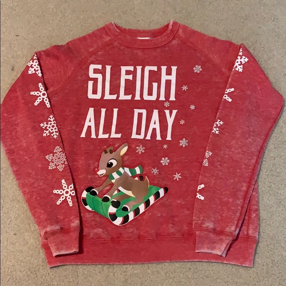 Kids Rudolph Christmas Sweater